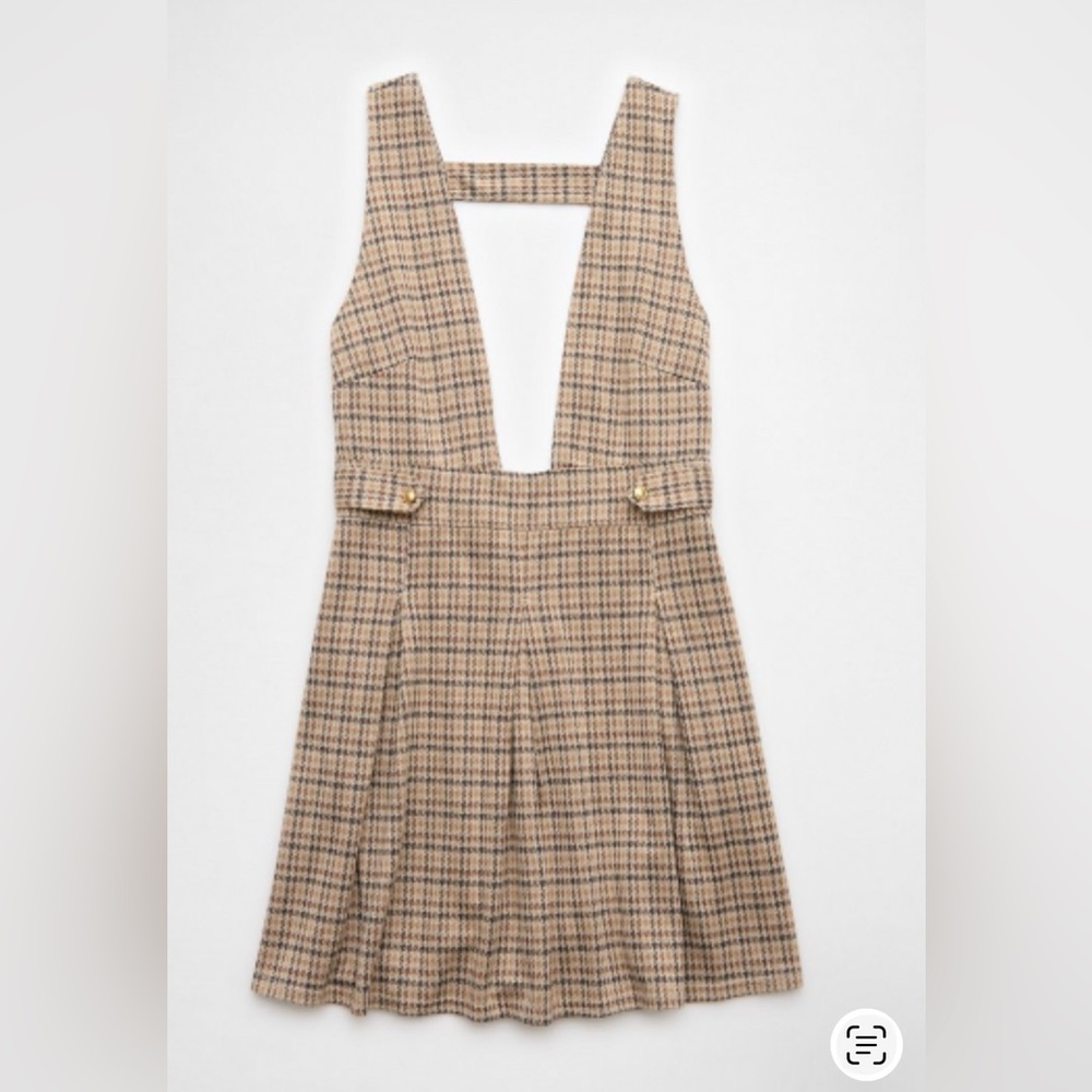 American Eagle It Knit Pinafore Mini Dress